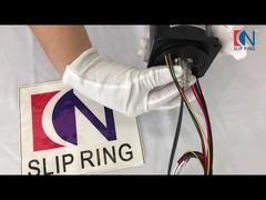 फाइबर ऑप्टिक घुमावदार जोड़ के साथ एकीकृत स्लिप रिंग