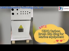 समुद्री अनुप्रयोग के लिए बाध्यकारी पोस्ट के साथ उच्च वर्तमान कार्बन ब्रश स्लिप रिंग IP54