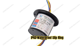 आउटडोर घूमने वाले उपकरण के लिए IP65 वाटरप्रूफ स्लिप रिंग
