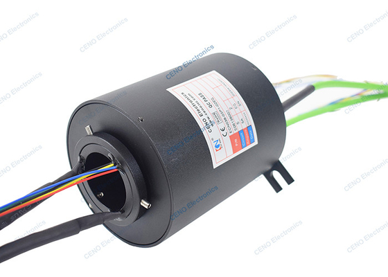 0 - 10rpm सिग्नल स्लिप रिंग औद्योगिक उपयोग के लिए 2 ग्रुप गीगाबिट ईथरनेट के साथ