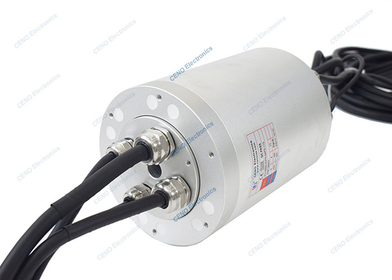 उच्च वोल्टेज Profibus सिग्नल स्लिप रिंग के साथ 630V संयोजन प्रवाहकीय कलेक्टर