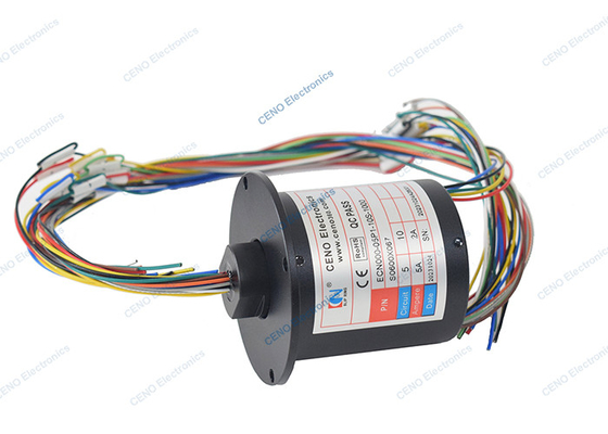 उद्योग के लिए सोने से सोने की सामग्री के साथ अनुकूलित 1000RPM हाई स्पीड स्लिप रिंग