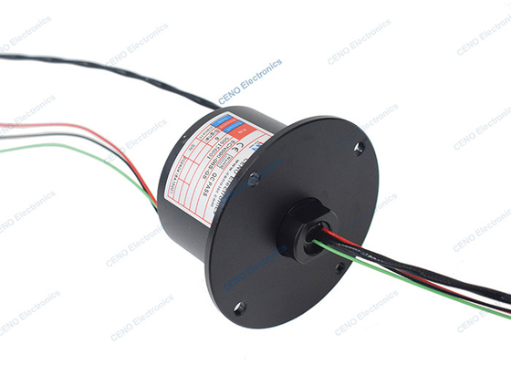 उच्च गति स्लिप रिंग 3000rpm और कम तापमान के भीतर CAN बस सिग्नल के साथ