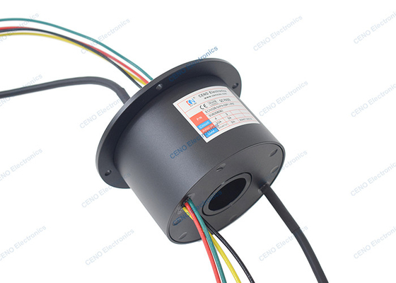 IP67 ID38mm और रोटरी इलेक्ट्रिकल कनेक्टर के साथ वाटरप्रूफ स्लिप रिंग