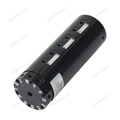 उद्योग रोबोट के लिए 30rpm गैस स्लिप रिंग के साथ 12 चैनल वायवीय रोटरी यूनियन