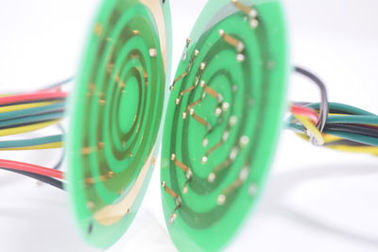 सिग्नल पॉवर ट्रांसमिटिंग Pcb स्लिप रिंग 4 सर्किट 80 RPM रोटेशन स्पीड