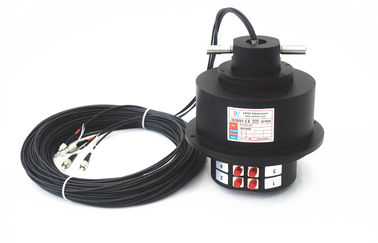 एफसी कनेक्टर IP65 50rpm एसएम एमएम फाइबर ऑप्टिक रोटरी संयुक्त