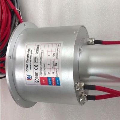 220VDC 50rpm पनरोक IP65 गीगाबिट ईथरनेट स्लिप रिंग