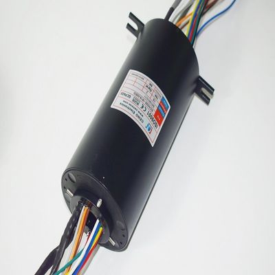 25.4 मिमी इनर बोर 380VDC 300rpm गीगाबिट ईथरनेट स्लिप रिंग