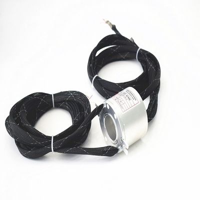 ट्रांसफर पावर के साथ 24VDC 38.1mm इनर बोर रोटरी ज्वाइंट स्लिप रिंग