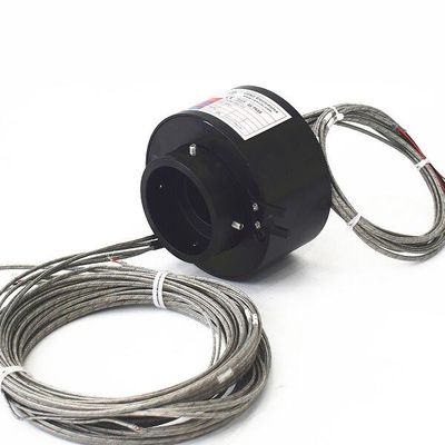 4000rpm हाई स्पीड स्लिप रिंग विथ गोल्ड कॉन्टैक्ट्स इनर बोर 40mm